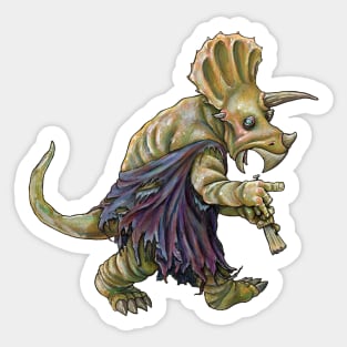 Tandy the Triceratops Sticker